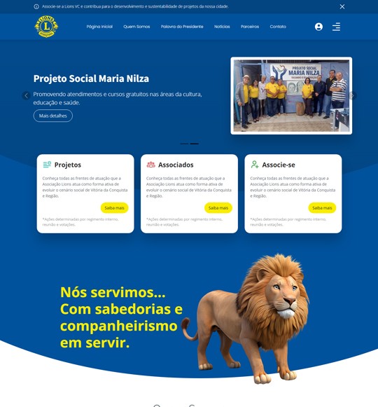 Cliente/Associação com impacto social em Vitória da Conquista